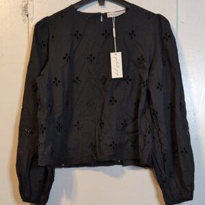 Aggie Blouse - Black Womens XL